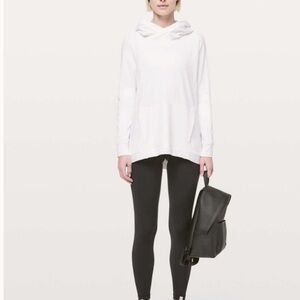Lululemon Athletica White Cowl Neck Sweater